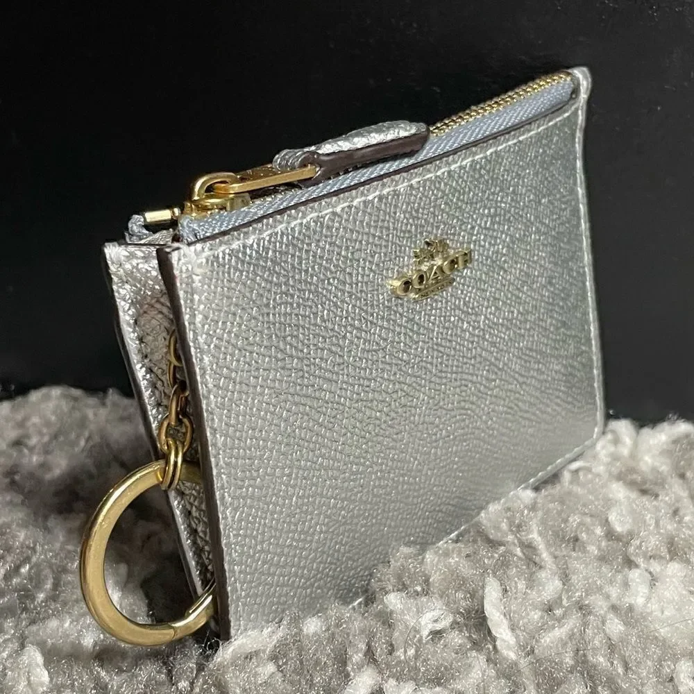 NWT Coach Metallic Mini ID Skinny